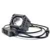 Nuevo foco LED para motocicleta, de acero pequeño, de dos colores, resistente al agua, luz de lejos y de cerca, 12-80 V, para camión o coche, universal.