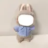 La primera y segunda generación de colgantes Labubu ropa camisa a rayas pantalones bolsa traje tela ropa de bebé reemplazo