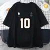 Camiseta Feminina Haikyuu Anime Carta 10 Estampa