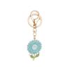 Lindo Llavero de Girasol Colorido Incrustado de Diamantes para Coche Moda Colgante para Llavero de Bolso de Mujer Exquisito Regalo Al por Mayor