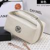 Bolsa de lona sencilla portátil bolsa para lonchera de gran capacidad bolsa de cosméticos bolsa de almacenamiento impermeable y a prueba de polvo bolsa de aseo al por mayor