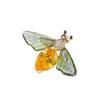 Broche de abeja Luciérnaga transfronterizo para mujer, temperamento, accesorios de traje de alta gama, pin fijo, ropa, solapa de abrigo, venta al por mayor