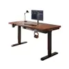 Mesa Elétrica com Elevação em Madeira Maciça Mesa de Computador Mesa de Desktop Mesa para Jogos Mesa de Quarto Mesa para Escritório Doméstico Bancada Elevatória