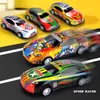 1:Modelo de Carro de Corrida 64 Ligas de Carbono Puxa e Solta, Brinquedo Durável para Meninos, Brinquedo de Presente para Vendedores Ambulantes