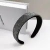 Diadema de Moda de Lujo Ligero con Diamantes Completos Transfronteriza Europea y Americana Estilo Francés Retro Compacto Aro de Perforación de Agua Nuevos Accesorios para el Cabello