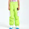 Pantalones de Esquí Nuevos para Niños, Calientes e Impermeables para Bebé, Equipo de Esquí de Invierno para Exteriores para Niños del Noreste, Deslizamiento