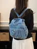 Versátil Bolso de Mezclilla Bordado de Alta Gama Tres Vías 2026 Nuevo Bolso de Hombro de Nicho Bolso Cruzado Texturizado