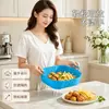 Tapete de silicona multiusos para hornear, resistente al horno, fácil de limpiar, resistente al aceite, bandeja de silicona para freidora de aire