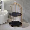 Rack de decoração de quarto Banheiro Cosméticos Caixa Desktop Jóias Batom Rack de armazenamento Cuidados com a pele Gaiola de pássaro Rack de armazenamento