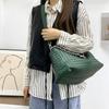 2025 Bolso Tote de Cuero Trenzado de Alta Gama con Cadena de Moda, Bolso Cruzado de Hombro Único, Gran Capacidad