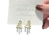 Pendientes de Borla Serie Árbol de Navidad, Exquisitos y de Alta Gama, Infantiles y Festivos, Pendientes de Estilo de Nicho y Único