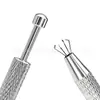 Adaptador Pinça de Aço Inoxidável para Rosca Interna Rosca Externa Joias para Piercing Cabeça Zircônia Presilha de Quatro Garras Pinça para Diamante Solto