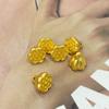 Botones Metálicos de Loto Estilo Chino Étnico Hanfu Traje Tang Botones Cheongsam Accesorios para Ropa DIY