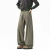 Pantalones Casuales de Trabajo con Estampado Divertido Estilo Americano, Marca Nueva de Moda, Sueltos de Pierna Ancha, Estilo Urbano Deportivo, Pantalones Largos