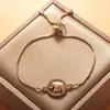 Pulsera de Ojo de Diablo Corazón con Forma de Corazón Cruzada Europea y Americana para Mujer Ajustable Moda Simple Sudeste Asiático