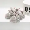 28-38 Zapatos Deportivos para Niños Nueva Superficie de Malla Zapatos de Malla para Niñas Zapatos de Papá Moda para Niños Medianos y Grandes Zapatos de Moda 6457