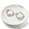 Novos Brincos Estilo Luxo Leve Inspirados em Maillard Prata Retrô Elegante Punhos de Orelha de Alto Padrão Nicho Versátil Elegante Versátil