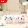 Chaveiro de Dente de Emoção de Pelúcia Pequeno Pingente Boneca de Pelúcia Fofa Criativa Decoração de Chaveiro de Bolsa de Estudante