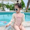 Traje de baño para niñas Super Fairy Traje de baño para niños Verano Nuevo estilo Traje de baño para niñas estilo occidental Bikini de verano Traje de baño de manga larga