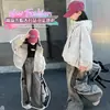 Chaqueta de Primavera para Niñas, Corte Holgado, Deportiva, Cortavientos Elegante para Niños, Atuendo de Primavera para Niñas Grandes, Chaqueta con Capucha, Top de Moda
