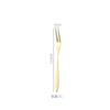 Garfo de sobremesa de aço inoxidável criativo de dois dentes garfo de bolo garfo de faca de bolo da lua garfo de etiqueta de fruta portátil fabricantes atacado