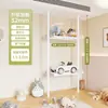 Estante de Armazenamento para Carrinhos de Brinquedo com Haste de Suporte Vertical, Estante de Armazenamento de Carrinhos para Crianças, Suporte de Carrinhos para Crianças Resistente e sem Furos