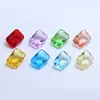 Vidrios Rectangulares Biselados Personalizados Piedras Sueltas, Coloridos Pequeños Octagonales Corte Flor de Hielo/Corte Plano/Corte Floral Personalización
