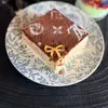 Decorações de Cupcake Acrílicas Estilo Ins Transfronteiriças com Flores, Andorinhas, Folhas e Laços para Decoração de Mesa de Sobremesa de Festa