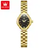 Oris Dropshipping Relógio Feminino Moda Trevo de Quatro Folhas Nicho High-End Quartzo À Prova D'água Relógio Feminino de Luxo Leve