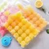 Bolsa de Gelo Descartável Auto-selante Criativa Plástico Cubo de Gelo Verão Fabricante de Gelo Bolsa de Injeção de Água Bolsa de Conservação de Sorvete