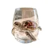Vaso de vidrio con forma de animal marino transfronterizo: medusa, tiburón, ballena, tortuga marina, pulpo, vaso de agua creativo, vaso de whisky