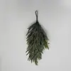 Temu Transfronterizo Goma Blanda Pino Colgante de Pared Planta Verde Decoración de Puerta Hogar Decoración Navideña Festiva Flores Artificiales Decoración del Hogar