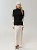 Estilo Artístico Relajado~Cony Ropa de Punto 100% Cachemira Pura Chaleco Chal Capa para Mujer Capa Superpuesta para un Look Elegante