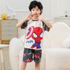 Pijamas infantis do sudeste da Ásia, manga curta, meninos e meninas, desenho animado, alunos do ensino médio, gola redonda, verão, ar-condicionado, roupas, terno