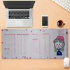 Alfombrilla de ratón publicitaria en blanco de fábrica, grande, con borde de bloqueo personalizado, engrosada, para escritorio de computadora para juegos, alfombrilla para teclado, personalizada, al por mayor