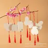 Tarjetas de Deseos, Etiquetas de Madera, Etiquetas Colgantes de Bendición para Árboles, Decoraciones Festivas para Lugares Pintorescos, Pequeños Carteles de Madera en Blanco Hechos a Mano, Etiquetas de Paz, Tarjetas de Deseos