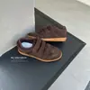 Zapatillas de Entrenamiento Alemanas Retro de Cuero Genuino con Velcro para Mujer 2026 Nuevo Estilo Zapatillas Casuales de Triple Correa Perezosa Zapatillas que Aumentan la Altura