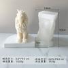 Bricolaje Estéreo Rey León Búho Animal Aromaterapia Yeso Decoración Adornos Vela de Aromaterapia Hecha a Mano Molde de Silicona
