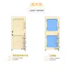 Dormitorio vertical todo incluido cama apartamento juvenil espacio cápsula cama litera personal alta y baja e-sports Hotel litera superior e inferior