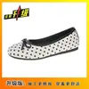 Con lazo de falda lunares zapatos de tacón único mujer 2026 verano nuevo estilo ropa de noche zapatos delicados versátiles slip-on zapatos para conducir