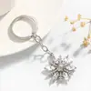 Llavero de Copo de Nieve Personalidad Accesorios Colgante Aleación Dama Llavero Accesorios Colgante