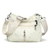 Bolso Casual Simple Estilo INS para Mujer Bolso Cruzado Estilo Bosque Fresco Diseño de Nicho Gran Capacidad Bolso de Hombro Versátil
