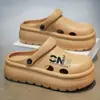 Zuecos Cómodos de Suela Gruesa para Verano 2026 para Parejas, Zapatos de Playa que Aumentan la Altura, Medias Zapatillas de Doble Uso para Hombre, Zapatos Antideslizantes para Conducir