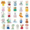 51 pegatinas Senbeier muñecas lindas marca de moda juega alrededor tarjeta goo teléfono móvil libro de mano taza pegatinas al por mayor