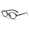 [Incrível Personalizado] 9073 Novo Armação de Óculos Retro Nerd Tartaruga Tr90 Lente Plana Oval para Miopia