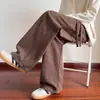 Pantalones casuales rectos de otoño, modernos y fluidos para hombre, nuevos pantalones deportivos anchos y holgados versátiles