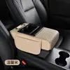 Caja de reposabrazos para coche Almohadilla elevadora Caja de pañuelos para coche multifuncional Caja de almacenamiento central para reposabrazos Caja de almacenamiento Soporte para portavasos