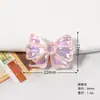 Peças de acessório iridescentes AB galvanizadas em resina, gatinho de desenho animado, flor, morango, DIY, cola cremosa, adesivos para capa de celular