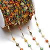 Novo produto transfronteiriço 1 metro de aço inoxidável gota margaridas cadeia diy colar pulseira brincos acessórios material
