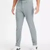 2024 Roupa Casual de Negócios para Comércio Exterior Bolso com Zíper Real Slim Fit Europeu e Americano Tamanho Plus Algodão Versátil Cor Sólida Calça Social Masculina